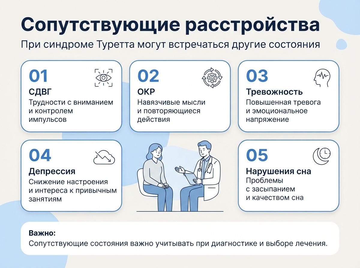 Лечение синдрома Туретта в Сортавале инфографика